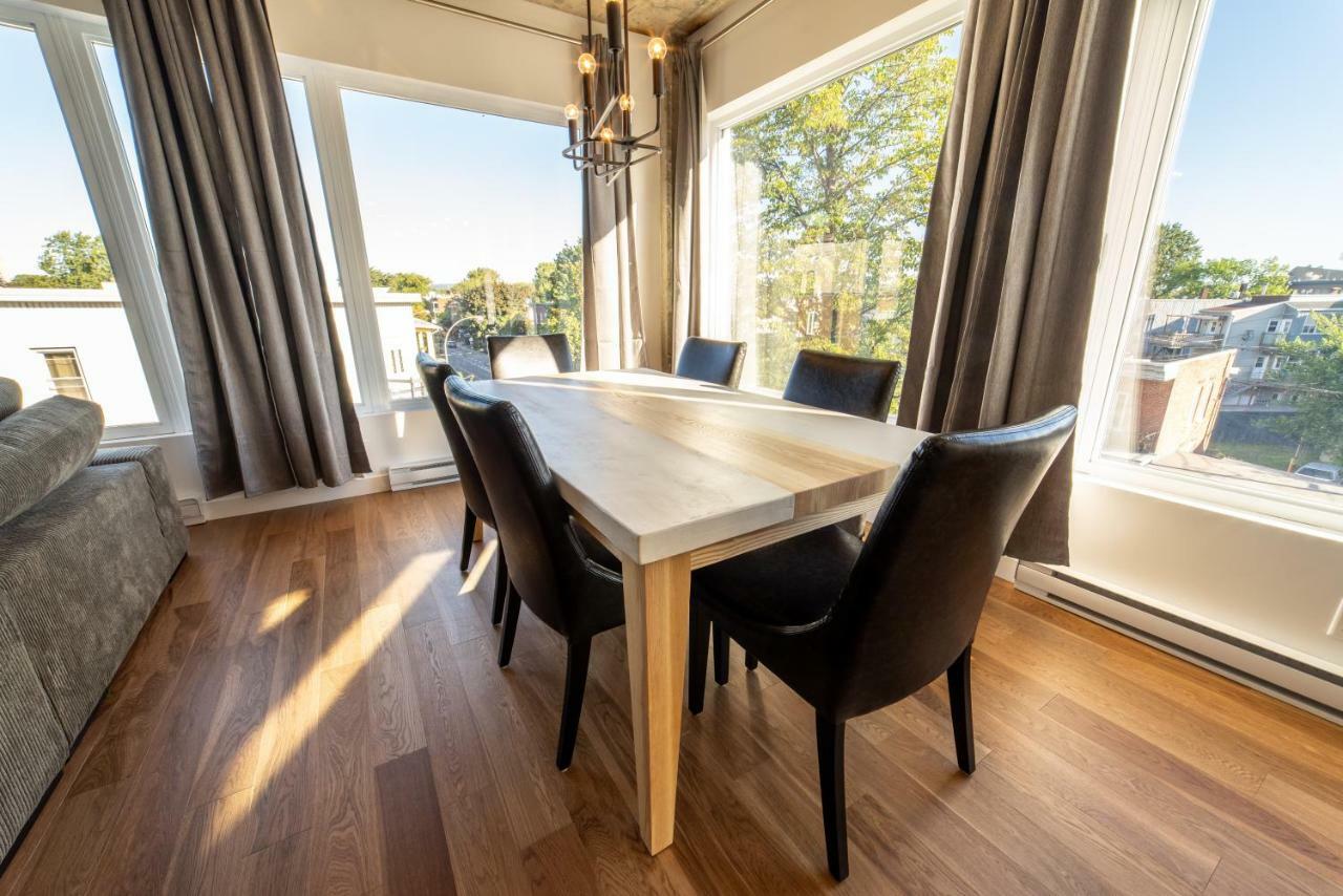 Aux Havres Urbains - Le Penthouse De La 3Ieme Avenue Leilighet Québec Eksteriør bilde