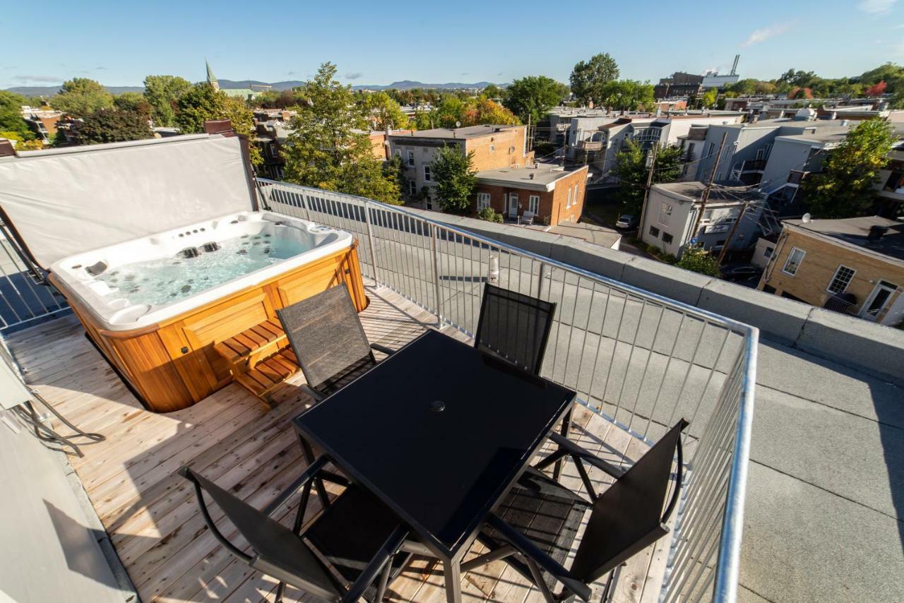Aux Havres Urbains - Le Penthouse De La 3Ieme Avenue Leilighet Québec Eksteriør bilde