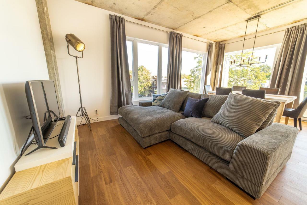 Aux Havres Urbains - Le Penthouse De La 3Ieme Avenue Leilighet Québec Eksteriør bilde