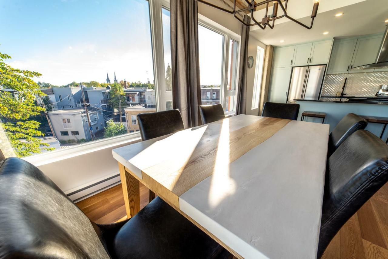 Aux Havres Urbains - Le Penthouse De La 3Ieme Avenue Leilighet Québec Eksteriør bilde