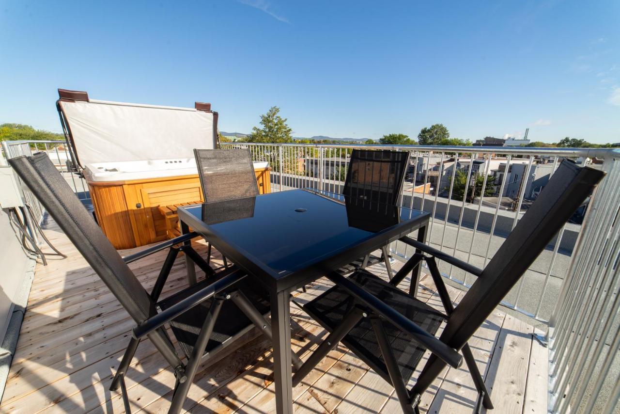 Aux Havres Urbains - Le Penthouse De La 3Ieme Avenue Leilighet Québec Eksteriør bilde