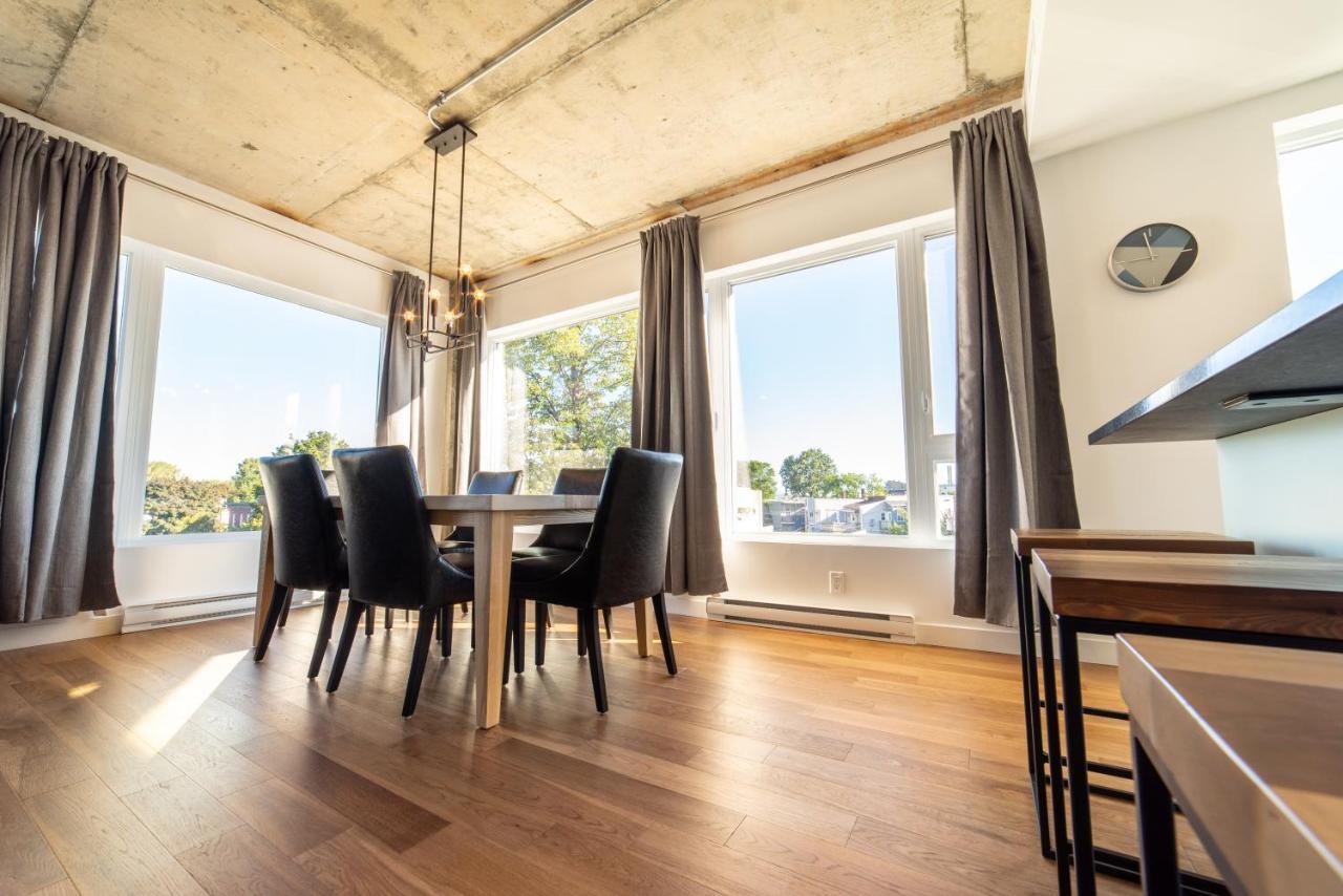 Aux Havres Urbains - Le Penthouse De La 3Ieme Avenue Leilighet Québec Eksteriør bilde